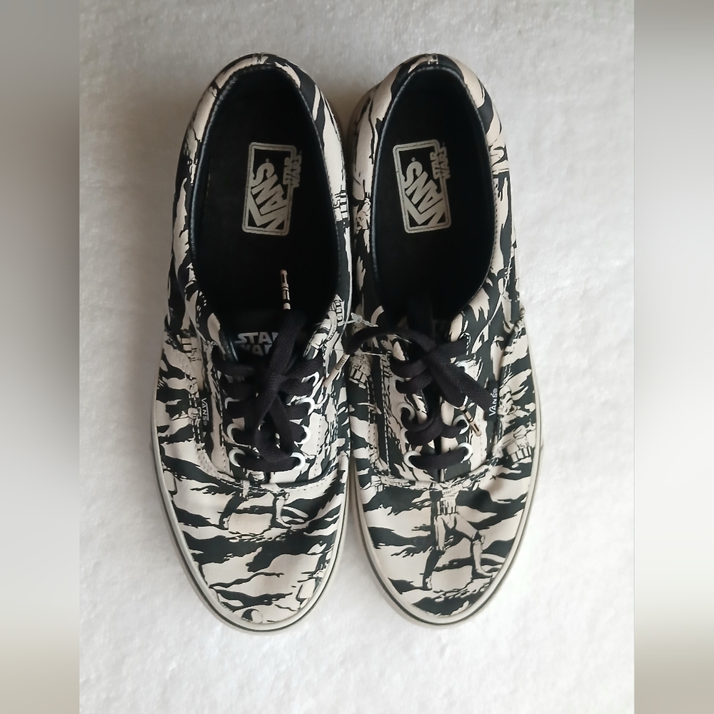 VANS X Star Wars Stormtrooper Camo Shoes Sz 9.5 Men/ Womens Sz 11